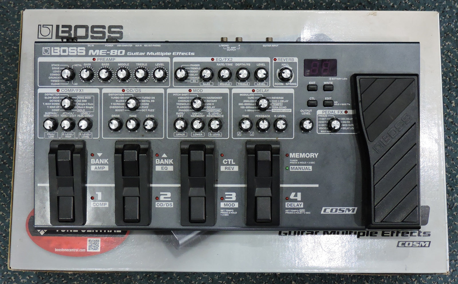 Boss ME-80 Guitar Multi-FX Processor - Used