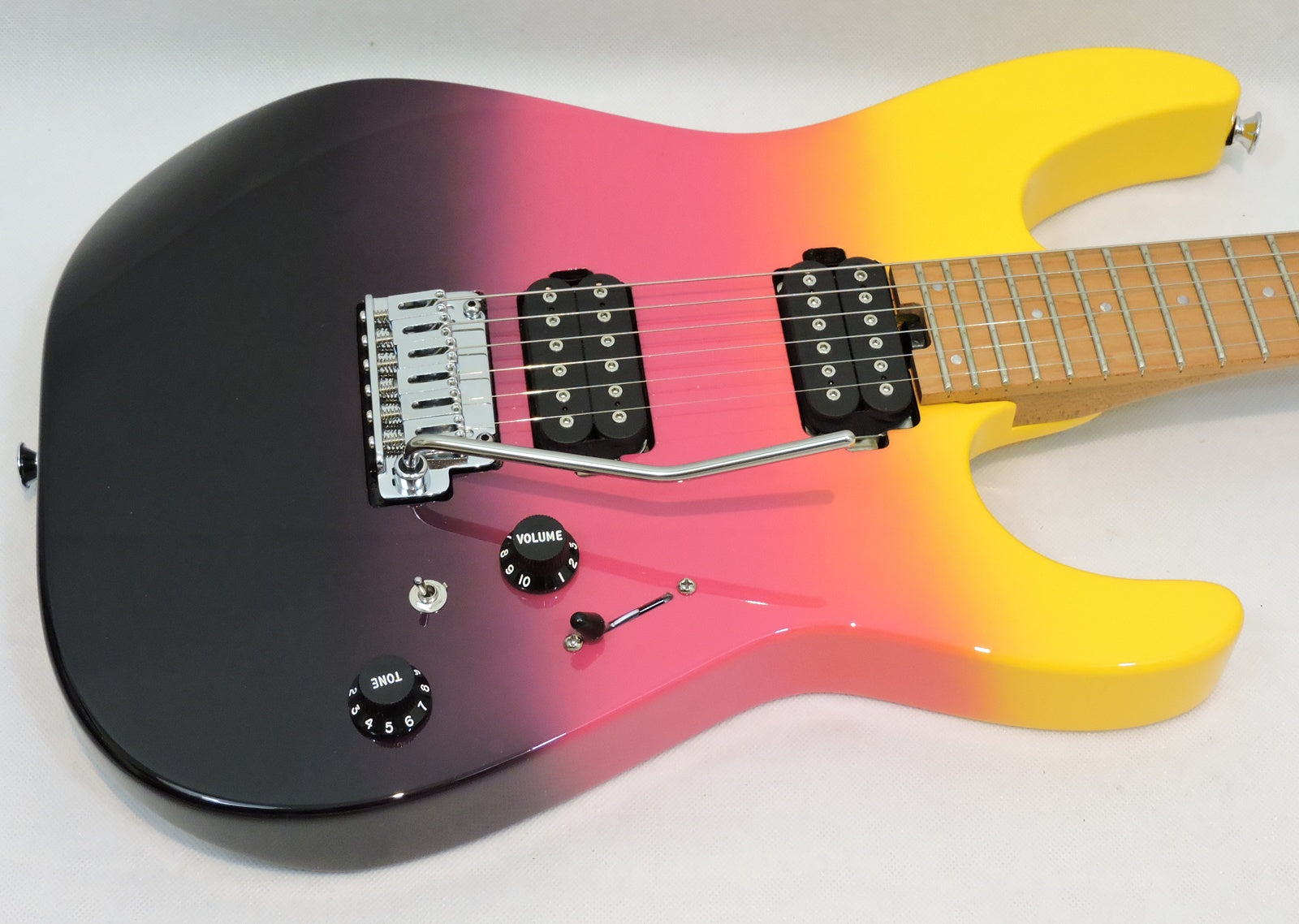 Charvel Pro-Mod DK24 HH 2PT CM, Malibu Sunset, FREE CHARVEL FOAM CORE CASE WORTH £109