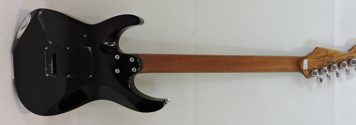 Charvel Pro-Mod Plus Dinky® DK24 HSS 2PT EB QM, Ebony Fingerboard, Amber Tiger Eye
