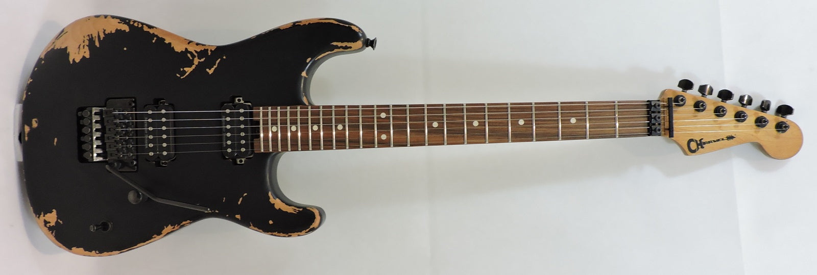 Charvel Pro-Mod Relic San Dimas® Style 1 HH FR PF, Weathered Black, FREE CHARVEL FOAM CORE CASE WORTH £109