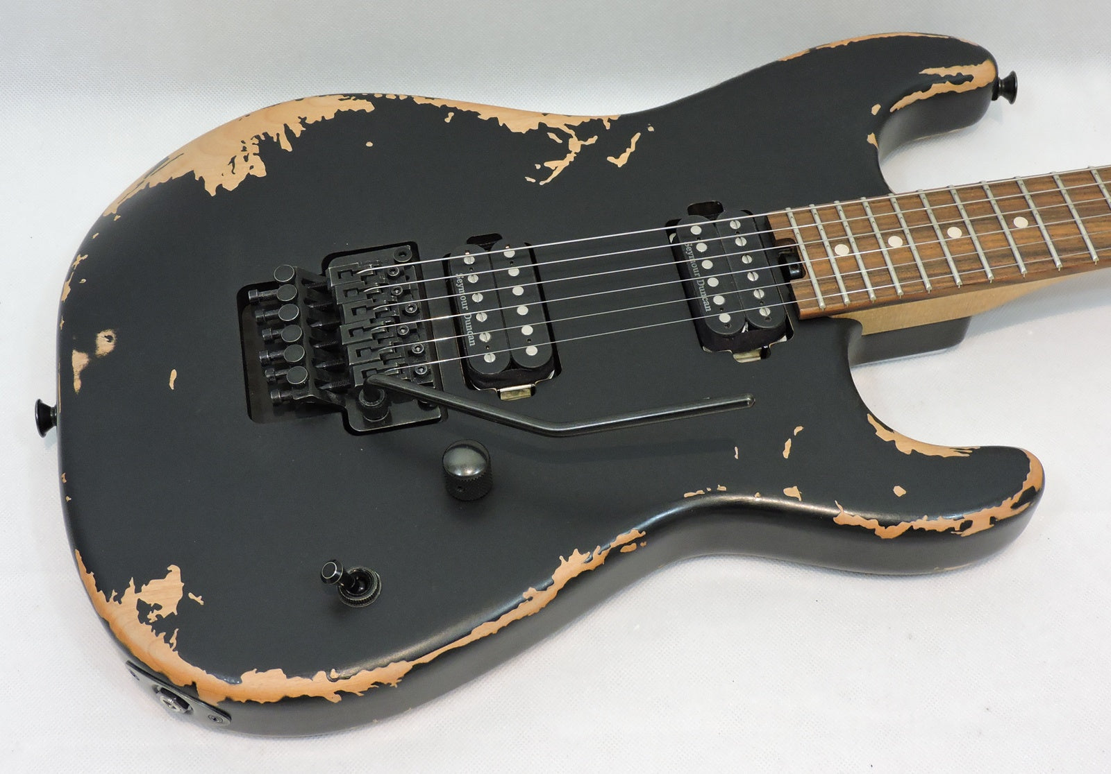 Charvel Pro-Mod Relic San Dimas® Style 1 HH FR PF, Weathered Black, FREE CHARVEL FOAM CORE CASE WORTH £109