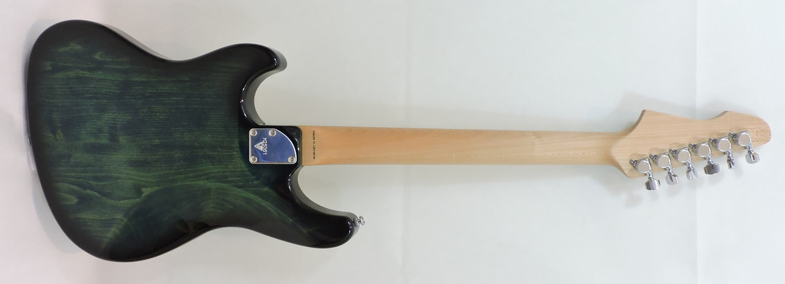 Valiant Mercury HSS ‘Blue In Green’, Maple Neck with Stainless Steel Frets