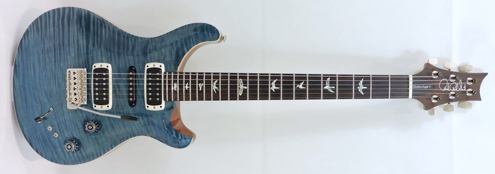 PRS Modern Eagle V with ONE-PIECE TOP Carroll Blue