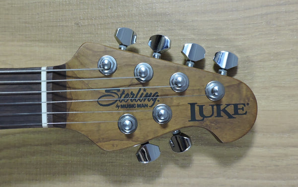 Sterling By Musicman Luke Blueberry Burst - REDUCED tiny mark