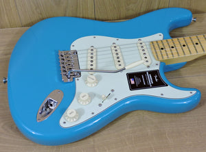 Fender American Professional II Stratocaster, Miami Blue, Maple Neck