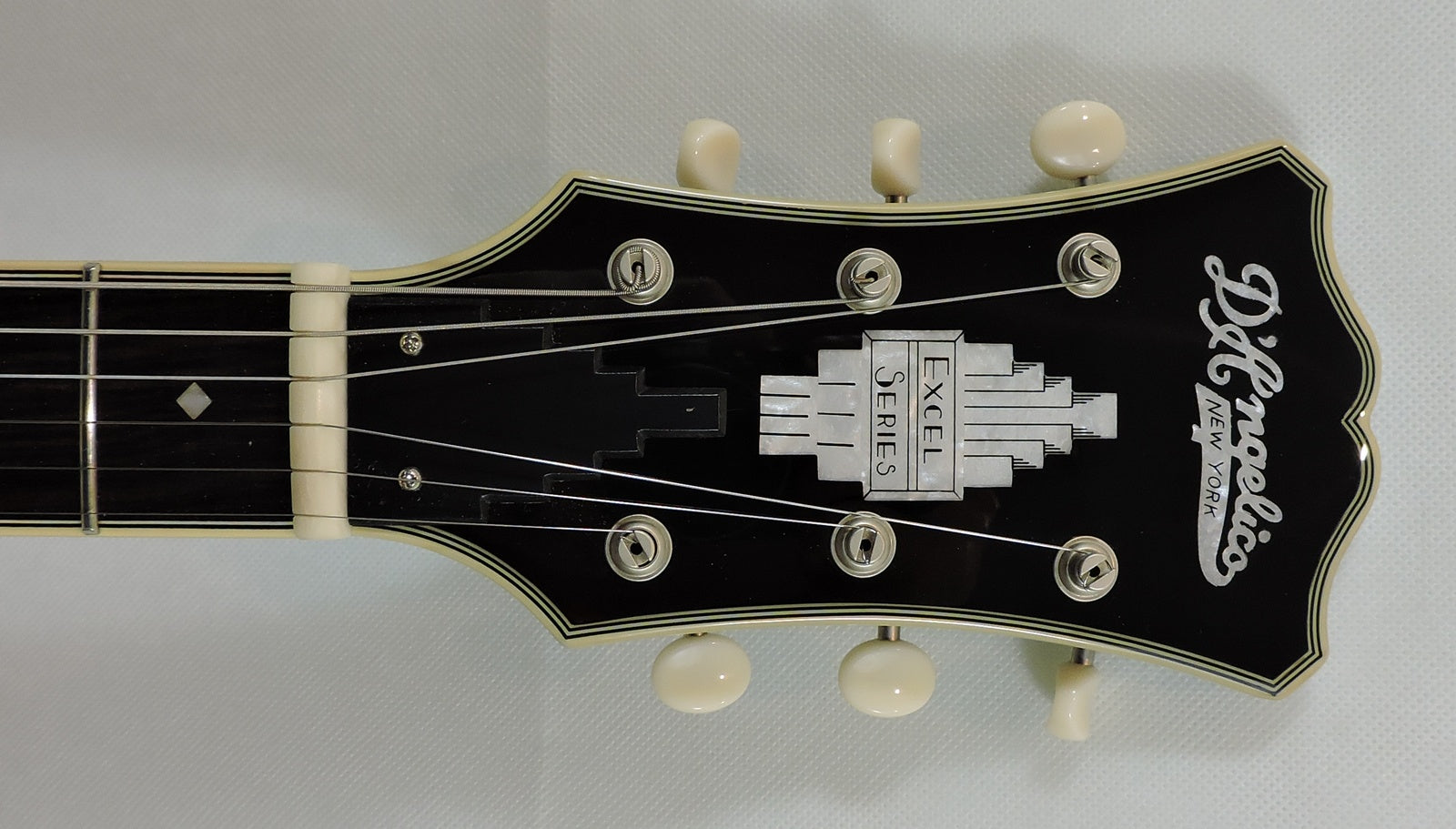 D'Angelico Exel DC Tour with Hard Case. Slate Blue - Used