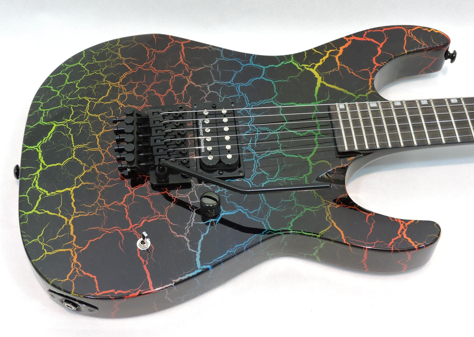 ESP LTD M-1 Custom 87 Rainbow Crackle - Used