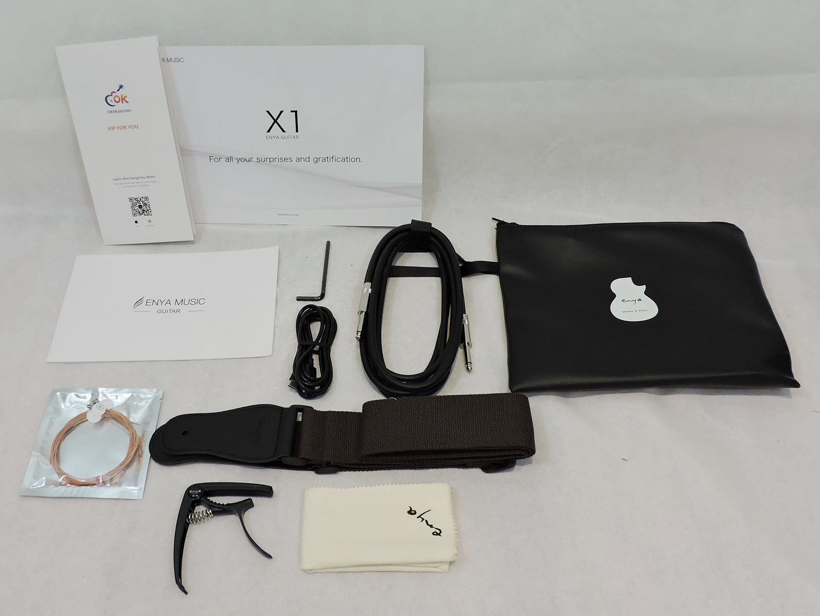 Enya EGA-X1 Pro EQ Electro- Acoustic Guitar With Effects