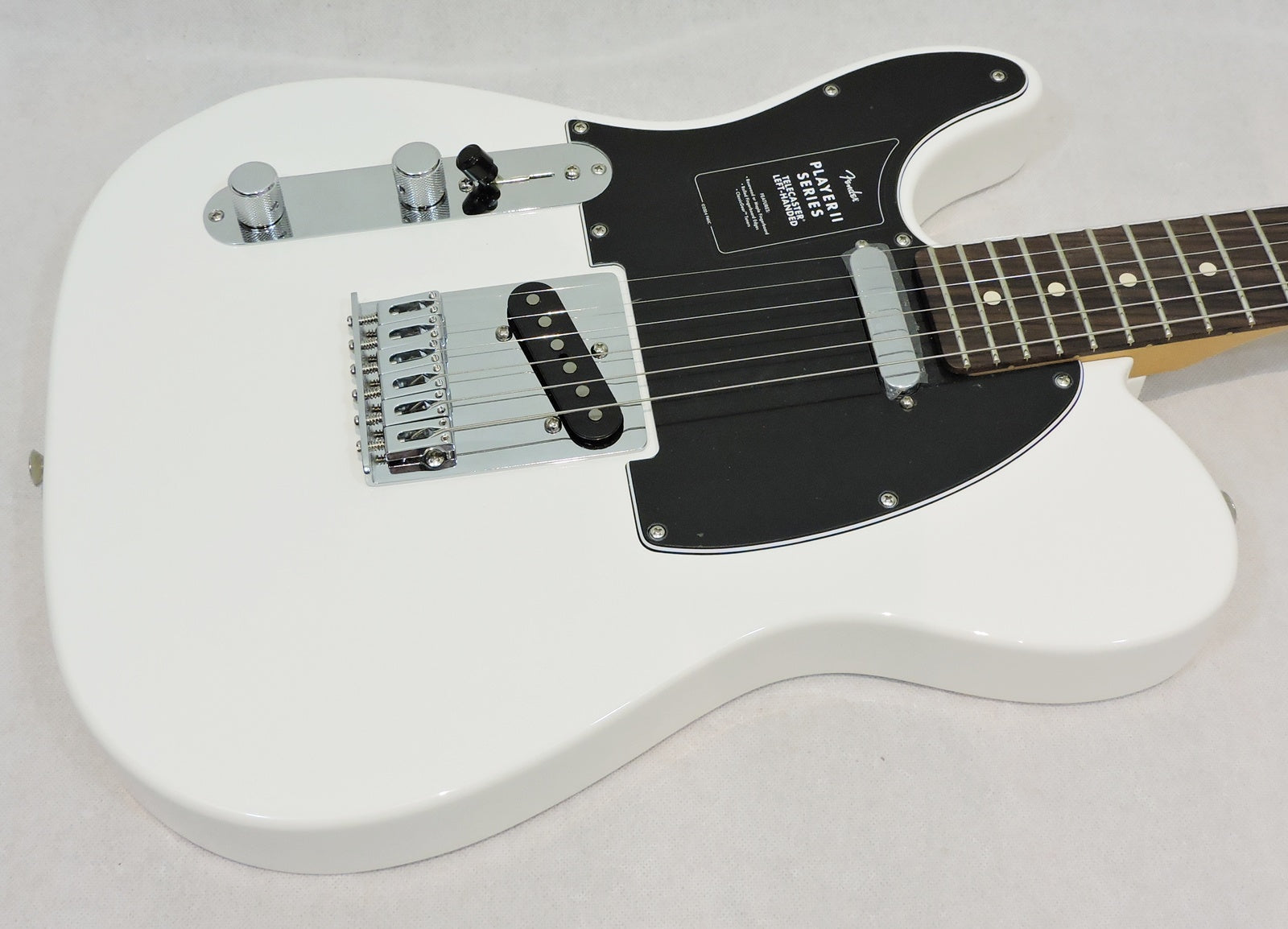 Player II Telecaster® Left-Hand, Rosewood Fingerboard, Polar White