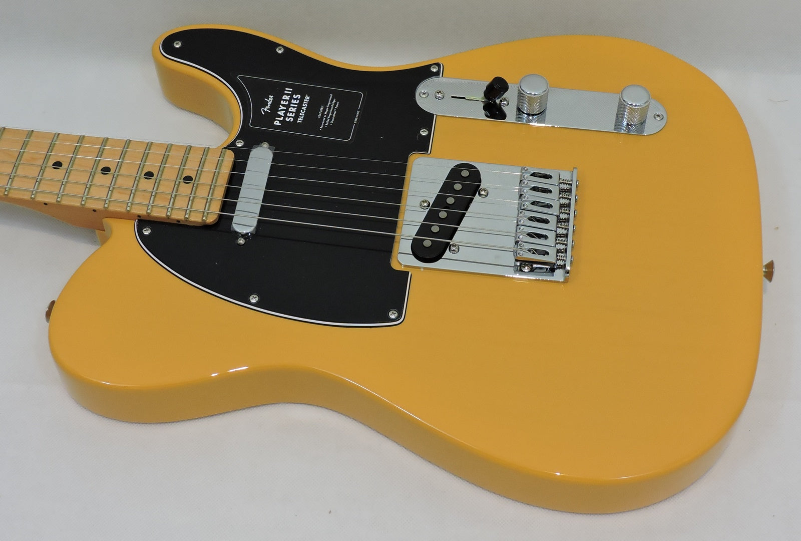 Fender Player II Telecaster, Chambered Body, Butterscotch Blonde