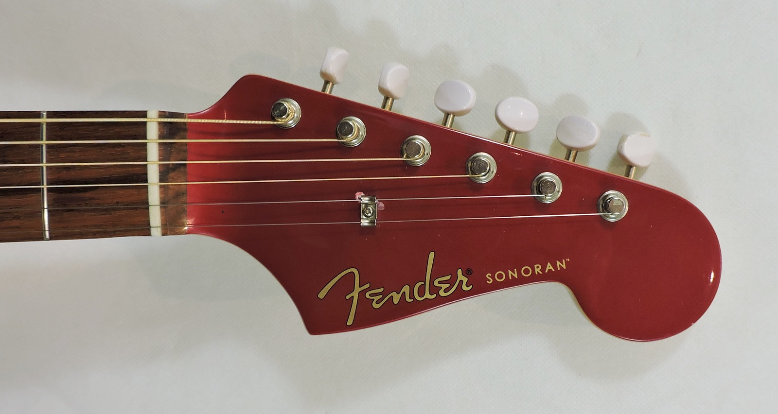 Fender Sonoran SCE, Candy Apple Red with Matching Headstock - used