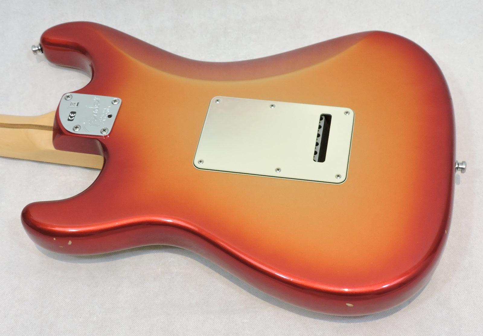 Fender American Deluxe Stratocaster HSS Shawbucker™. Sunset Metallic - Used