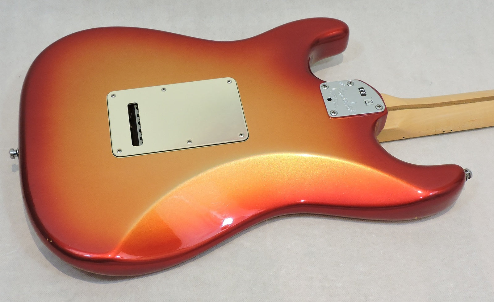 Fender American Deluxe Stratocaster HSS Shawbucker™. Sunset Metallic - Used