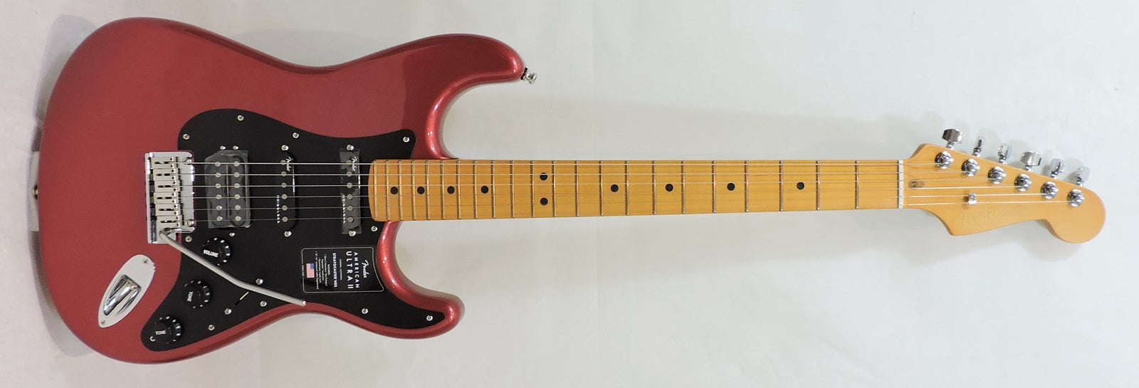 Fender American Ultra II Stratocaster® HSS, Maple Fingerboard, Sinister Red