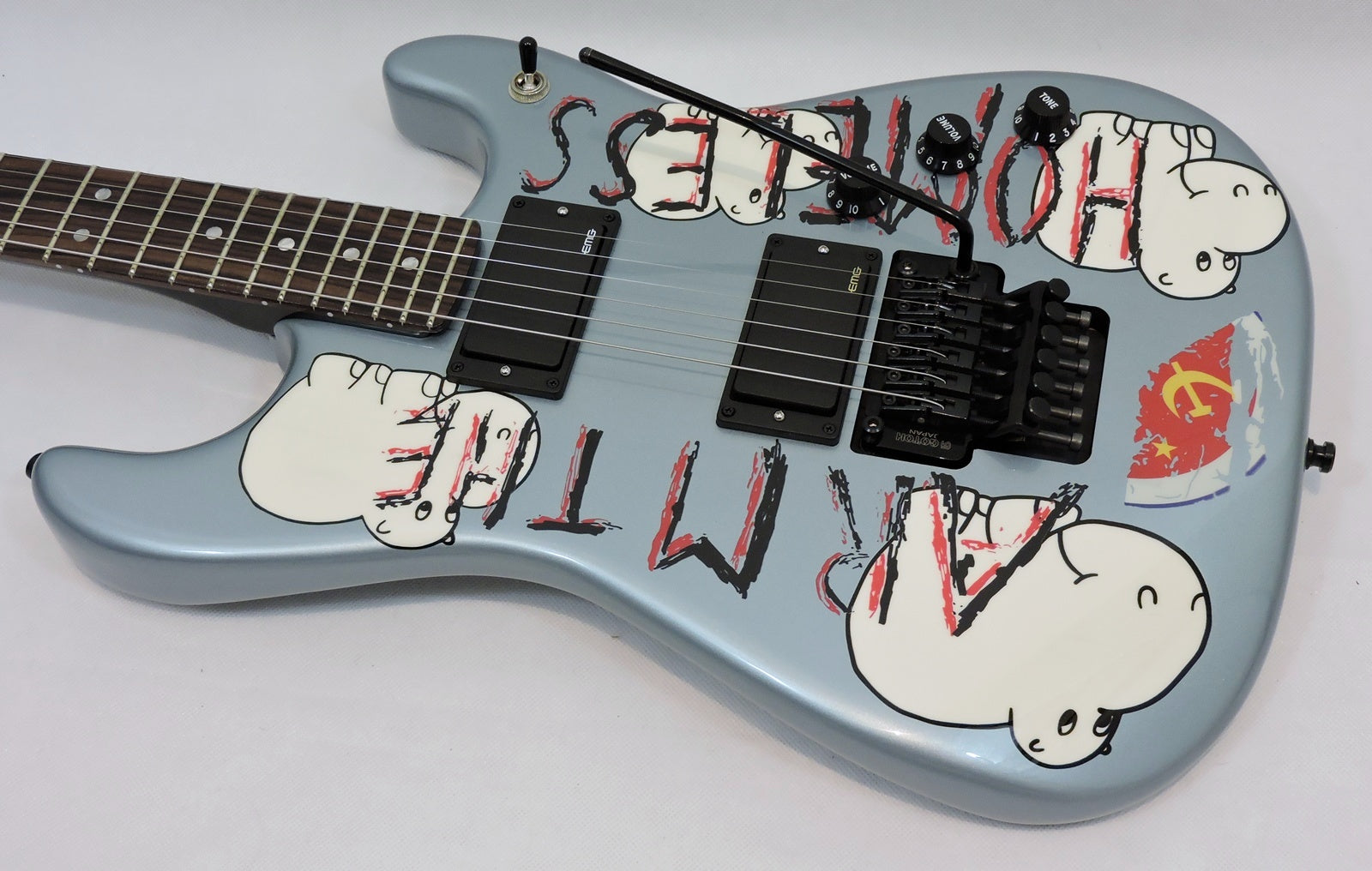 Fender Tom Morello "Arm The Homeless", Rosewood Fingerboard, Blue Ice Metallic