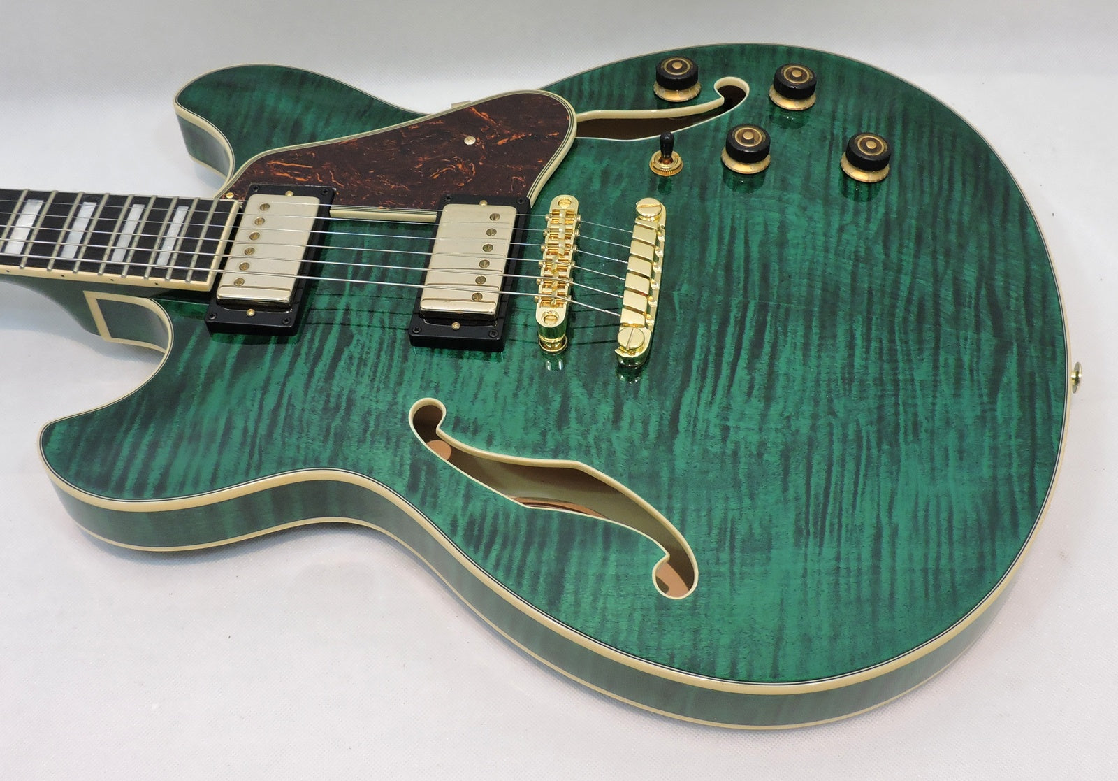 Ibanez AS93FM Transparent Moss Green