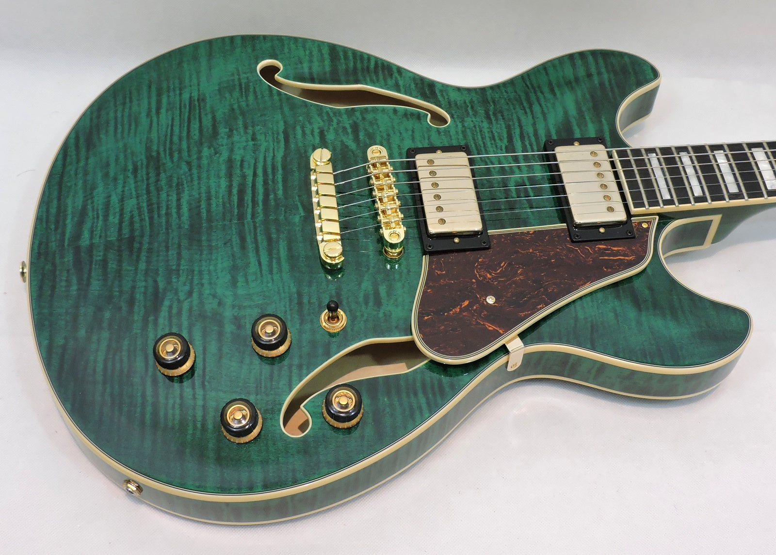 Ibanez AS93FM Transparent Moss Green