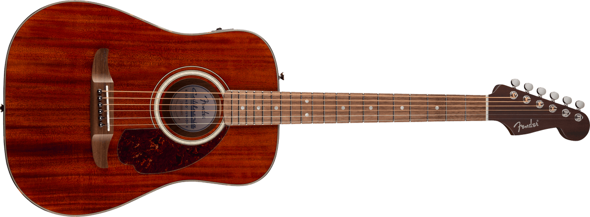 Fender California Deluxe Redondo™ Jr. E Mahogany, Walnut Fingerboard, Natural - COMING OCTOBER 2026