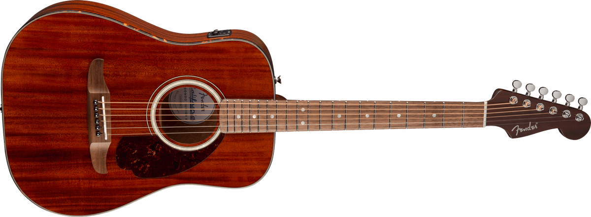 Fender California Deluxe Redondo™ Jr. E Mahogany, Walnut Fingerboard, Natural - COMING OCTOBER 2026
