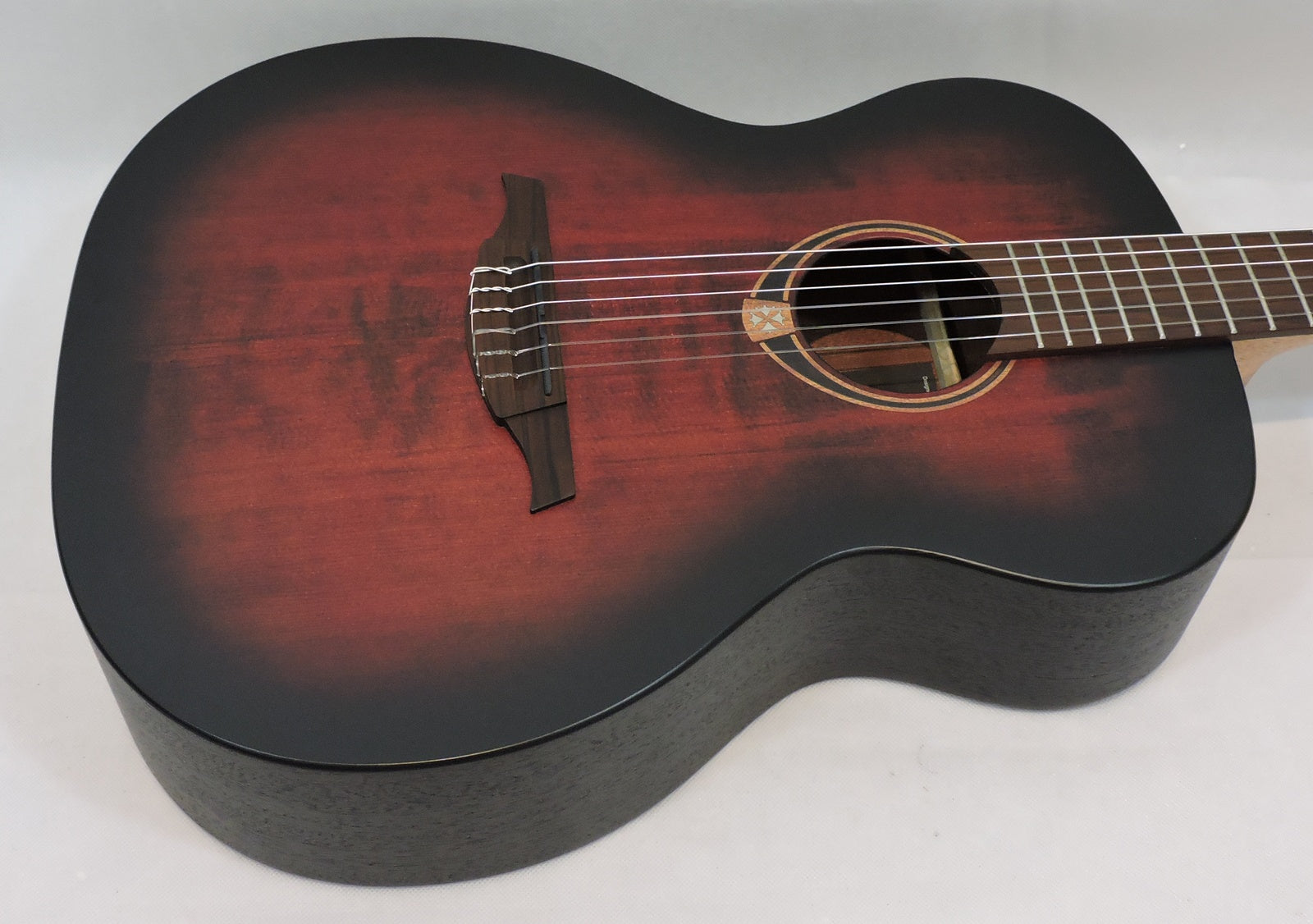 Lag TN70 A Nylon Strung Acoustic Guitar. Black & Brown