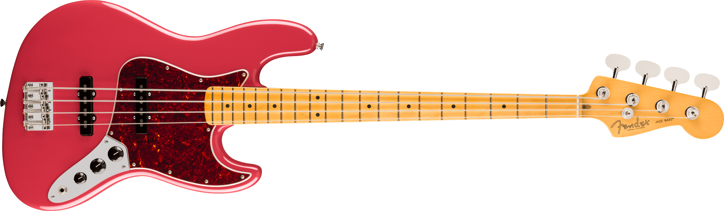 Fender American Professional Classic Jazz Bass Faded Dakota Red - COMING DECEMBER 2025