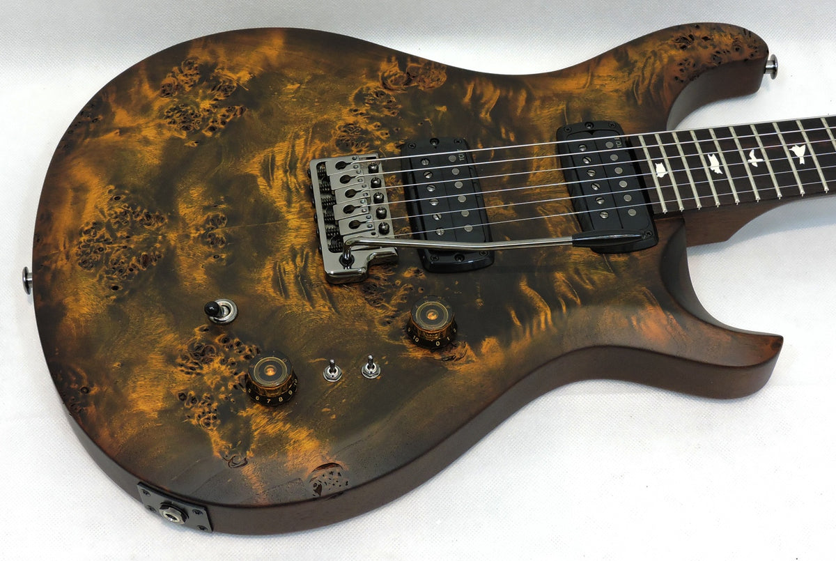 PRS S2 Custom 24-08 Ltd. Edition Poplar Burl, Black Gold Burst