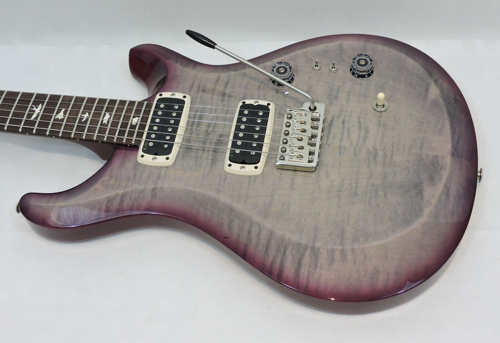 PRS S2 Custom 24-08. Faded Gray Black Purple Burst