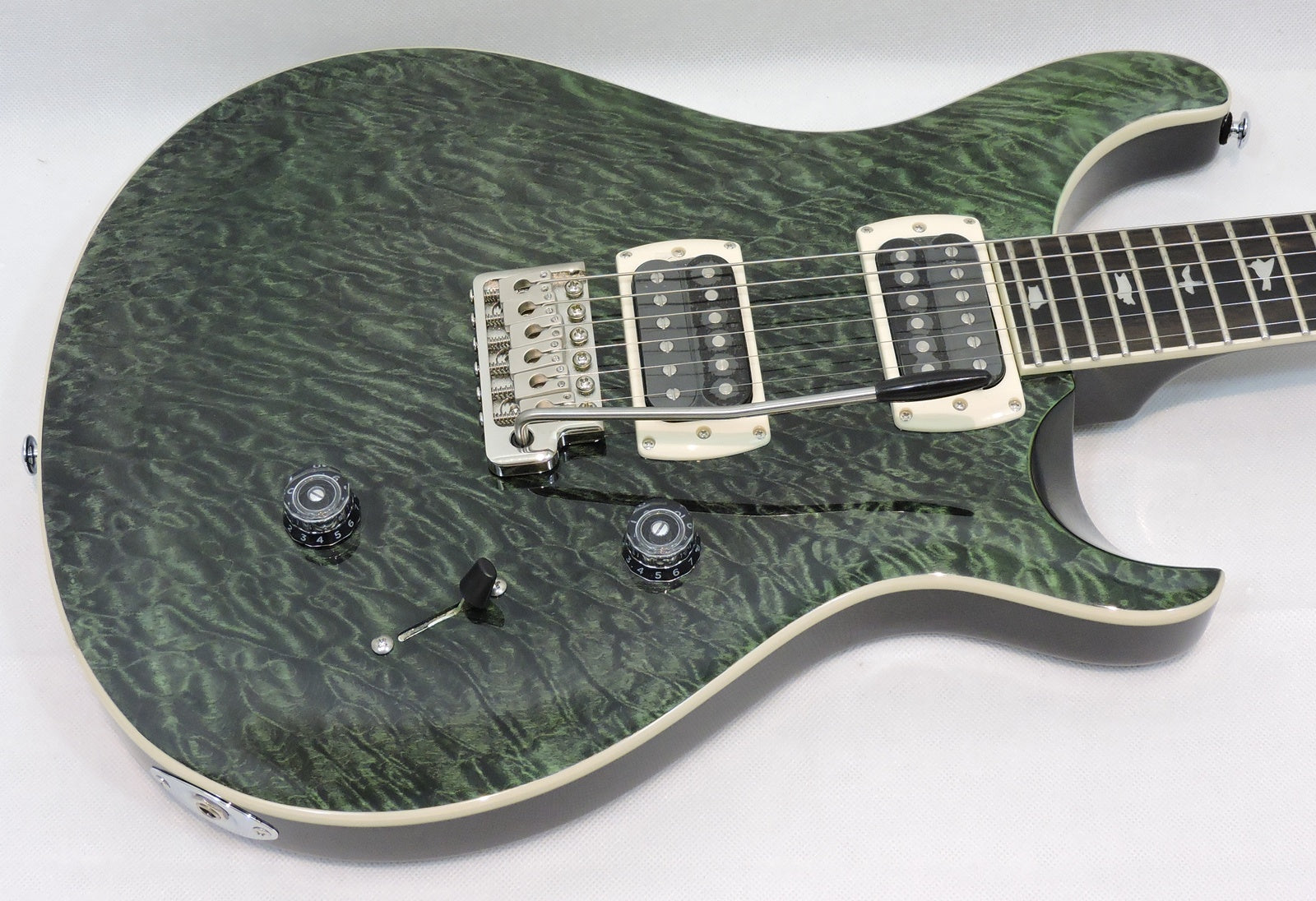 PRS SE Custom 24 Teal Black Quilt 2026 Model