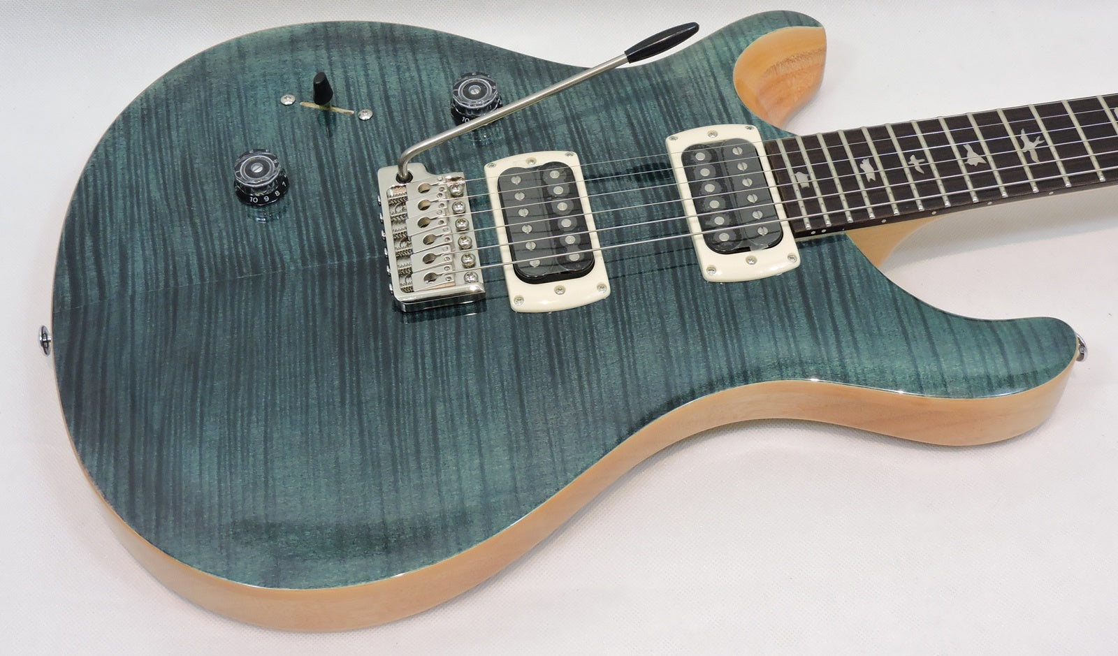 PRS SE Custom 24 'Lefty', Slate Blue. 2026 Model Left Handed