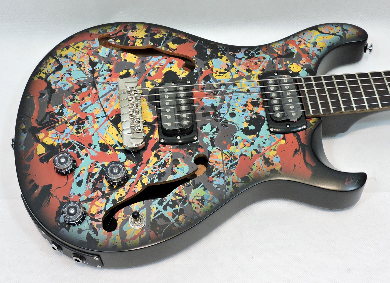 PRS SE 'Ed Sheeran' Semi-Hollow Baritone, Cosmic Splash LIMITED EDITION