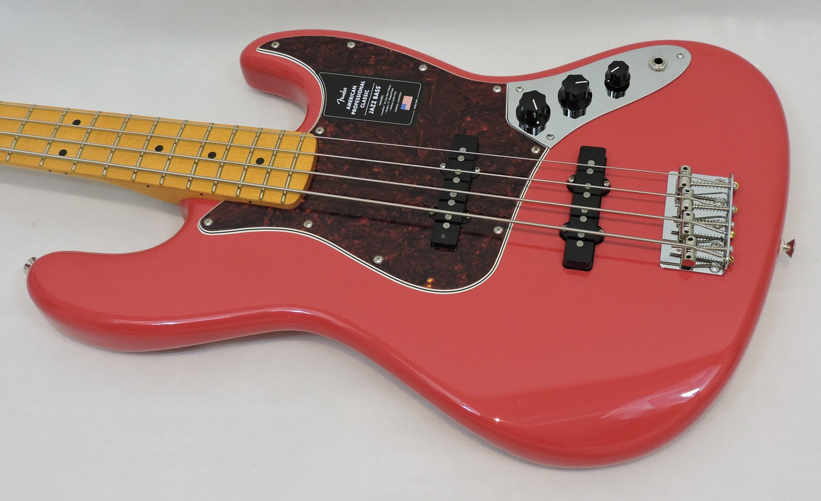 Fender American Professional Classic Jazz Bass Faded Dakota Red
