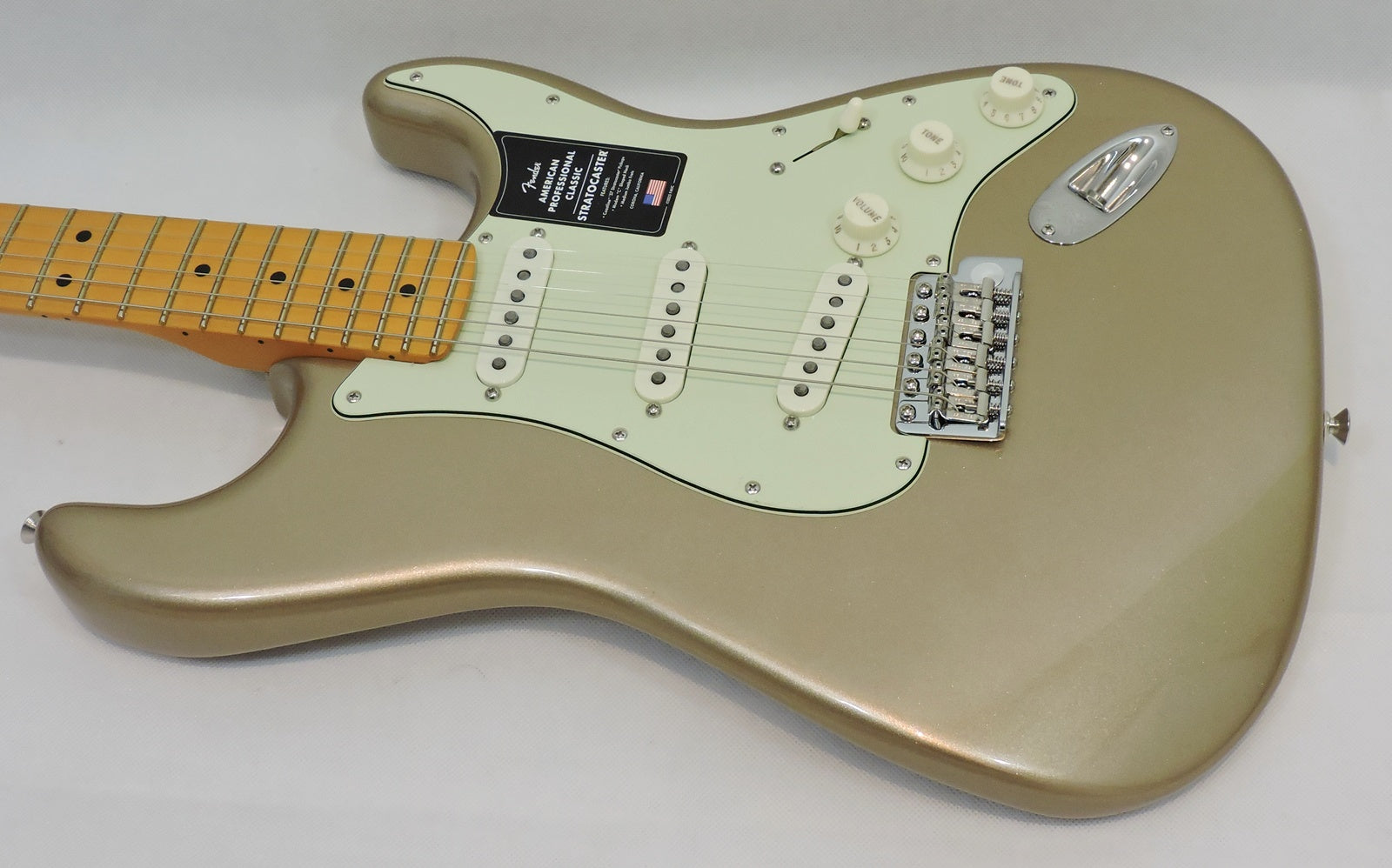 Fender American Professional Classic Stratocaster, Faded Firemist Gold