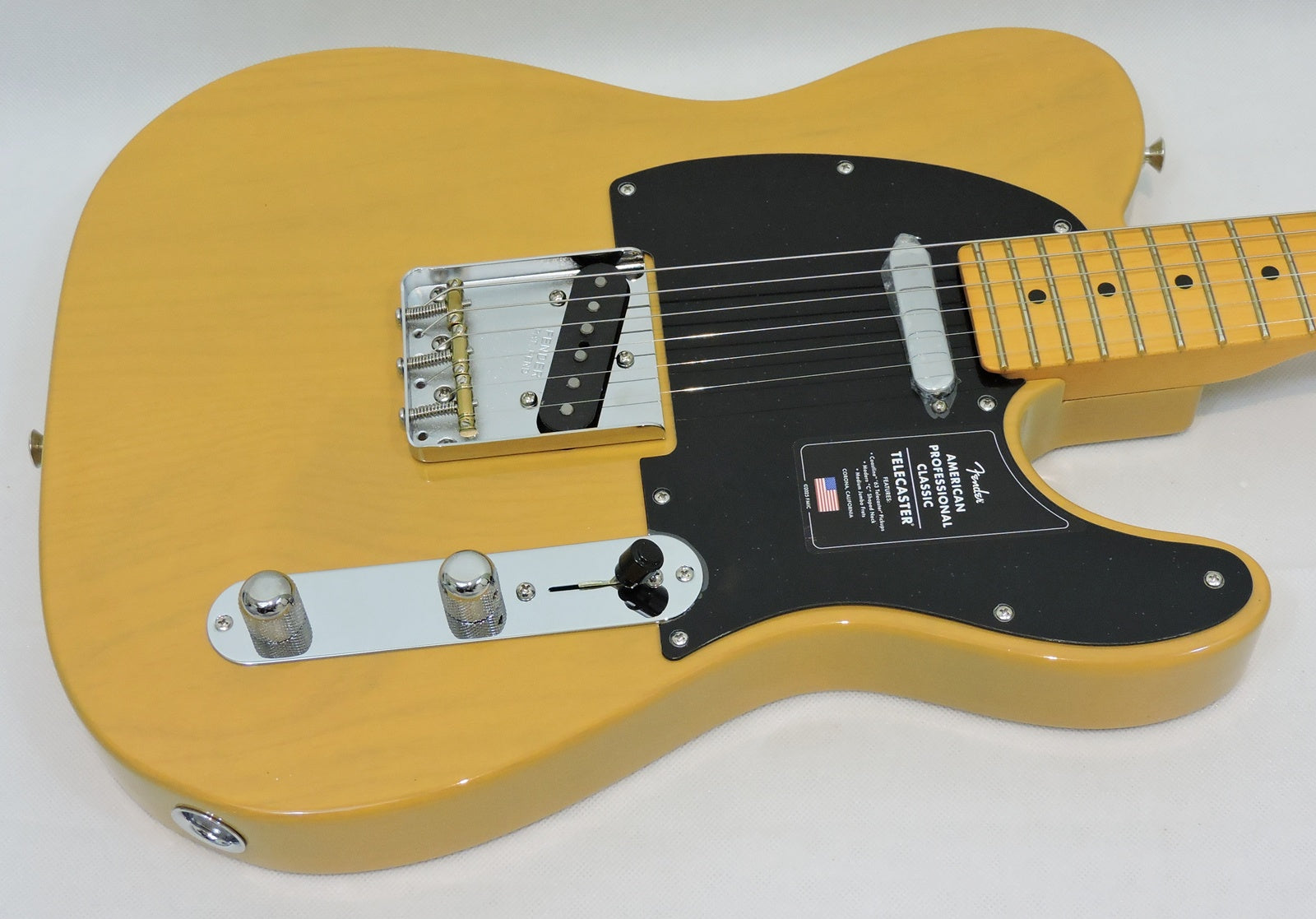 Fender American Professional Classic Telecaster Butterscotch Blonde
