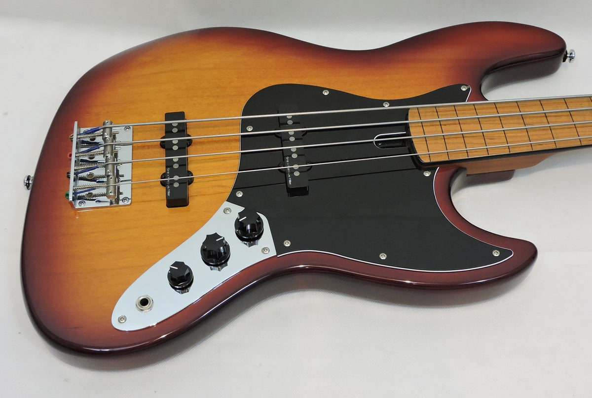 Sire V5 Fretless Bass, Tobacco Sunburst - Used
