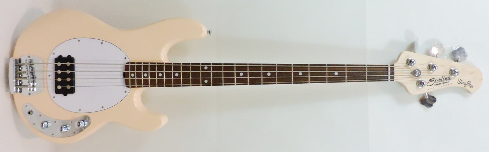 Sterling by MusicMan Sub Ray 4 Bass. Vintage Cream.