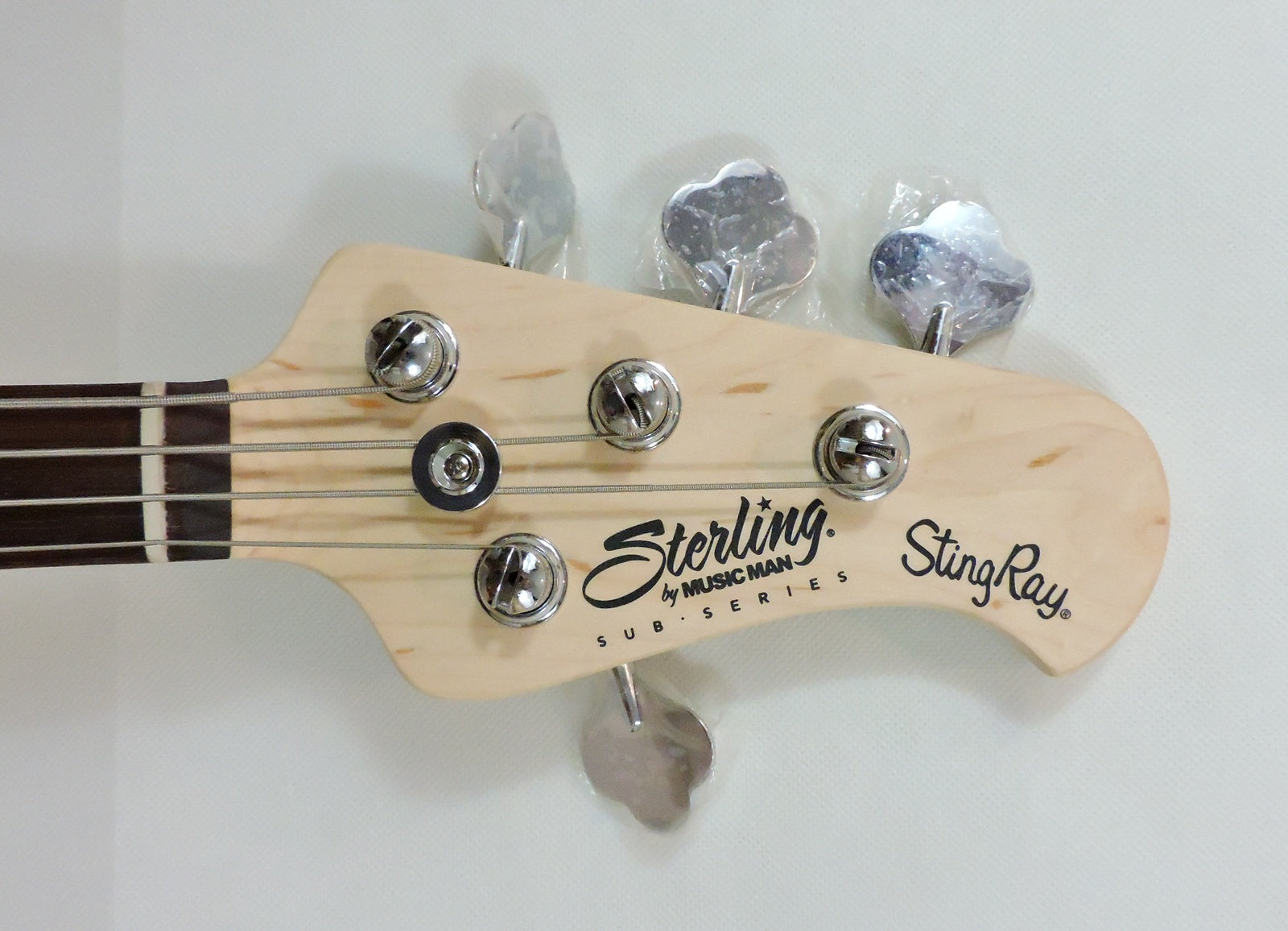 Sterling by MusicMan Sub Ray 4 Bass. Vintage Cream.
