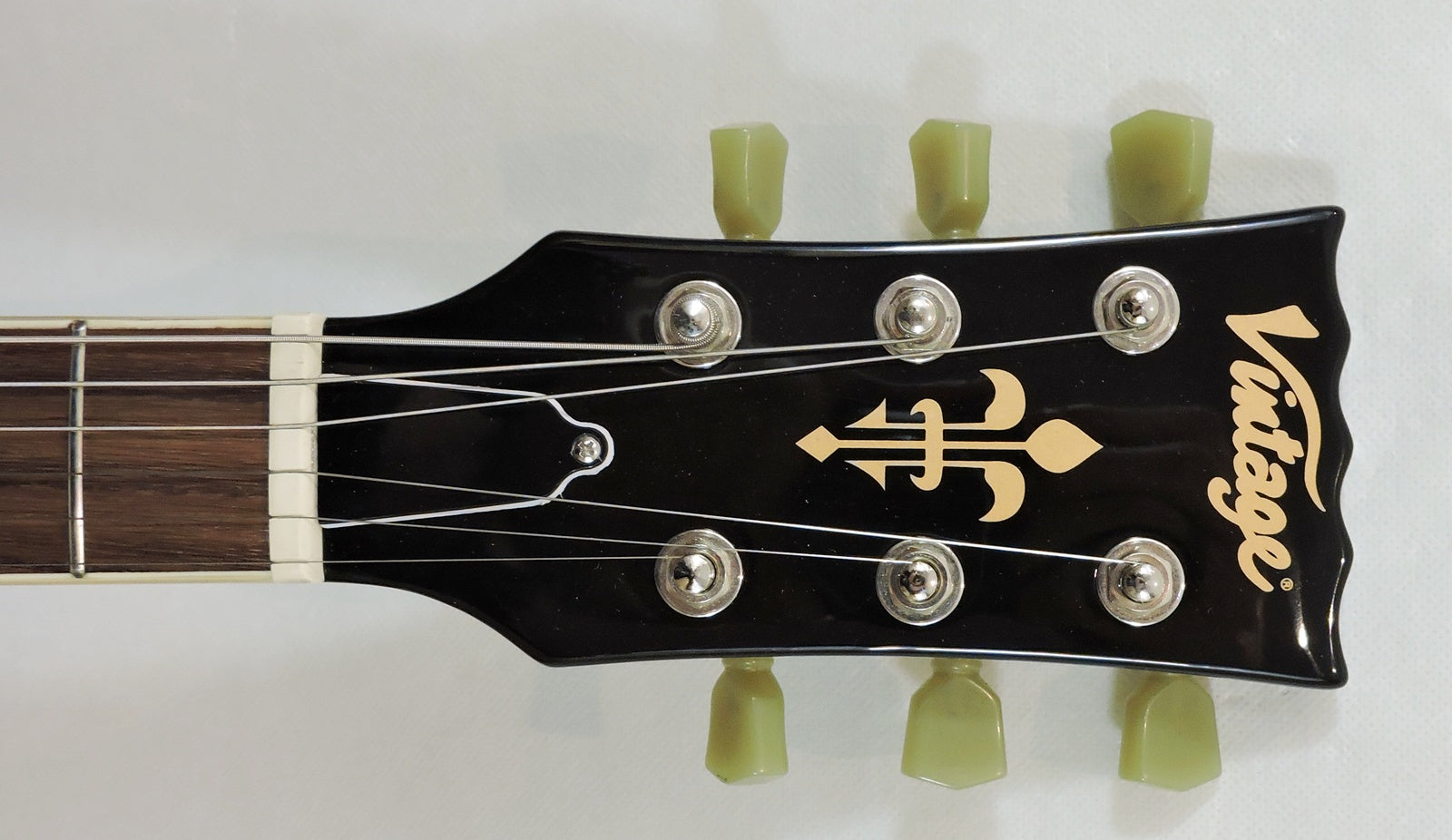 Vintage V100P Reissued Electric Guitar Boulevard Black