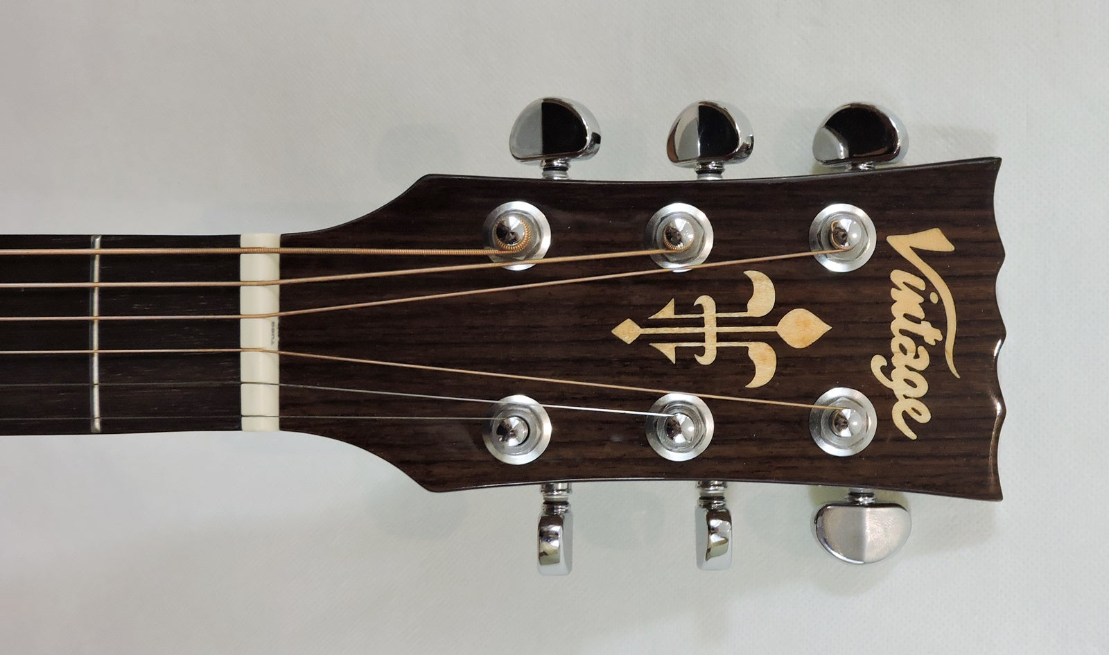 Vintage Performer Series Acoustic Orchestra OM Guitar Natural Gloss