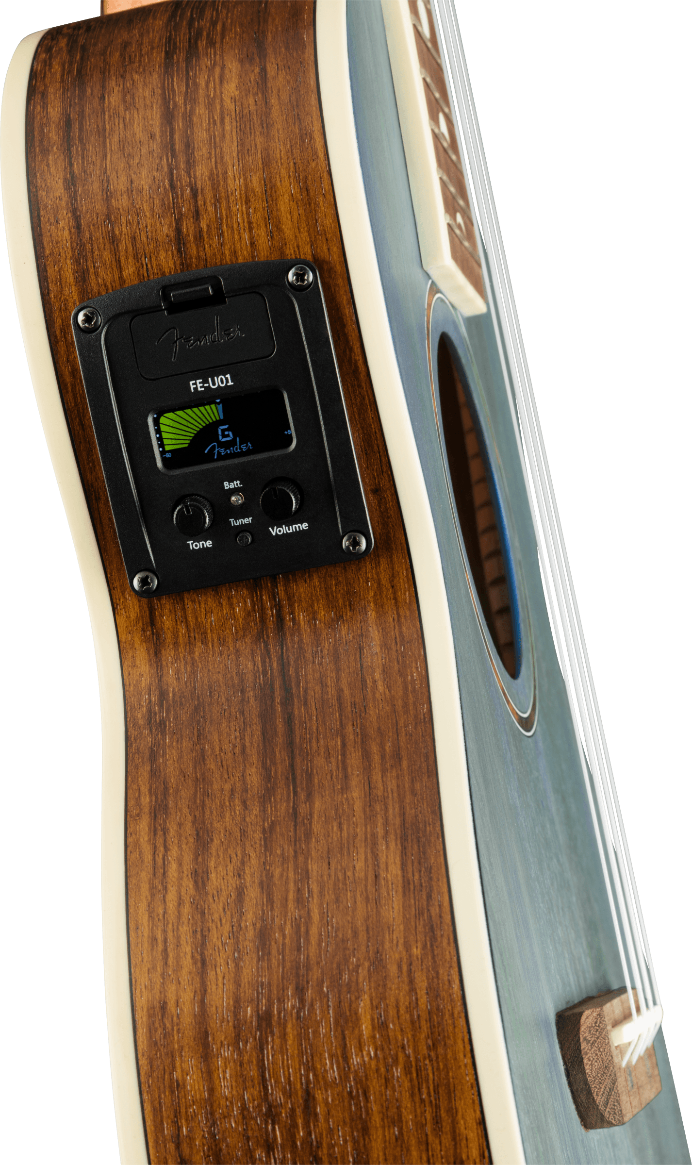 Fender Dani Harrison Uke, Walnut Fingerboard, Turquoise