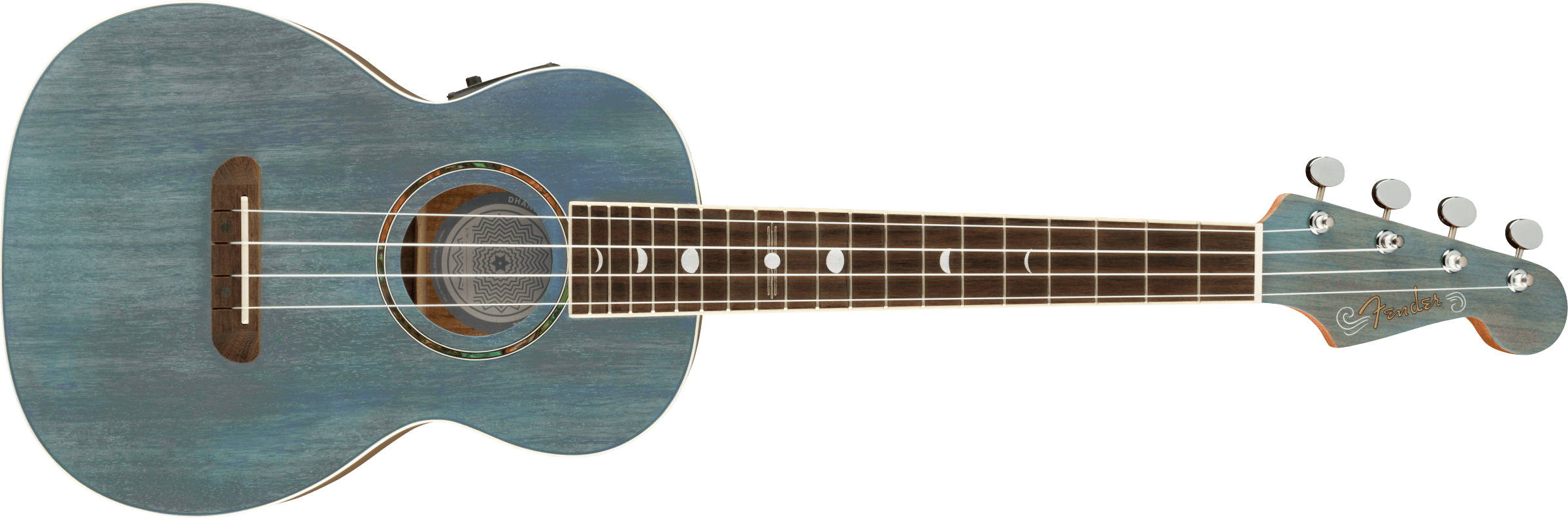 Fender Dani Harrison Uke, Walnut Fingerboard, Turquoise