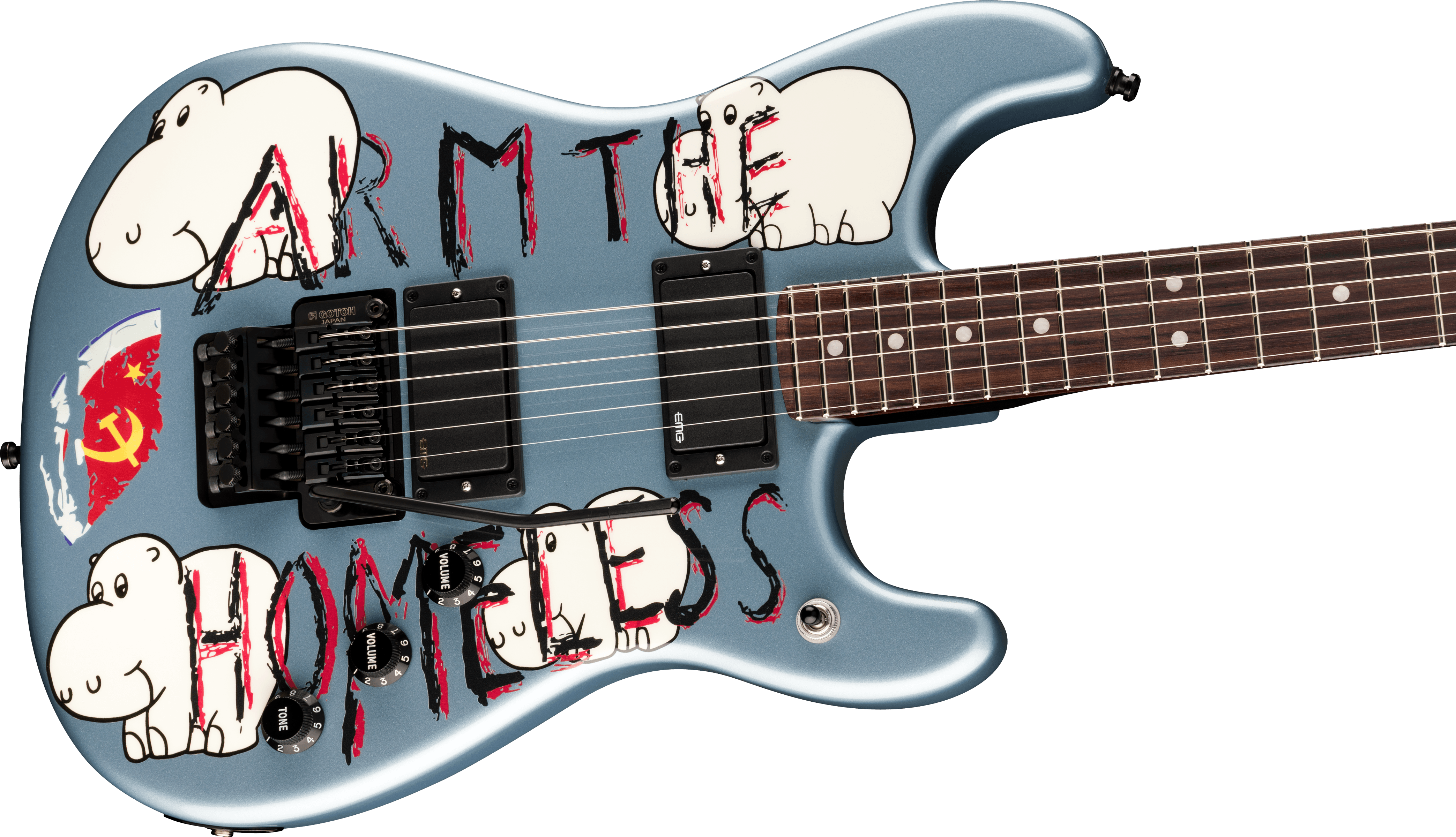 Fender Tom Morello "Arm The Homeless", Rosewood Fingerboard, Blue Ice Metallic - COMING JANUARY 2026