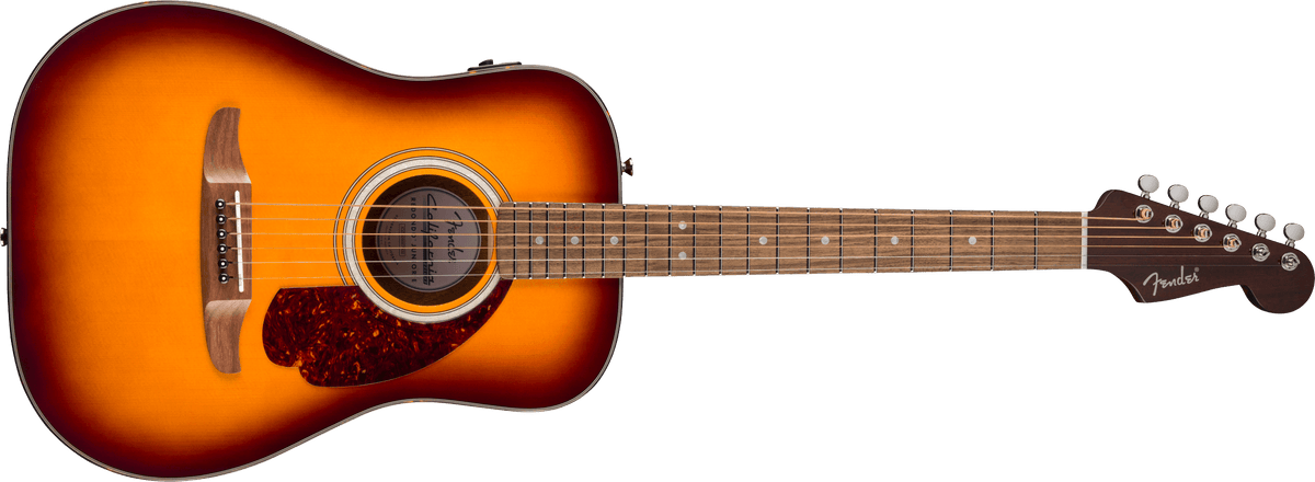 Fender California Deluxe Redondo™ Jr. E, Walnut Fingerboard, Honey Sunburst - COMING OCTOBER 2026