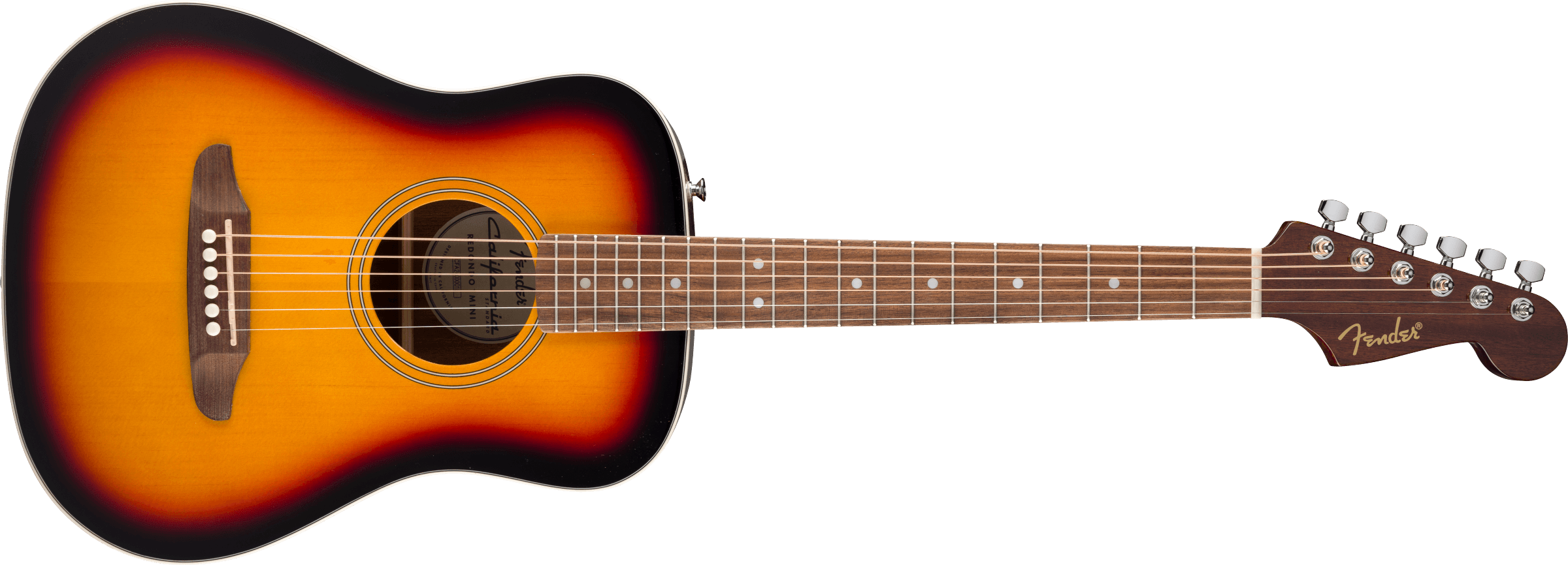 Fender California Standard Redondo Mini with Bag, 3-Tone Sunburst