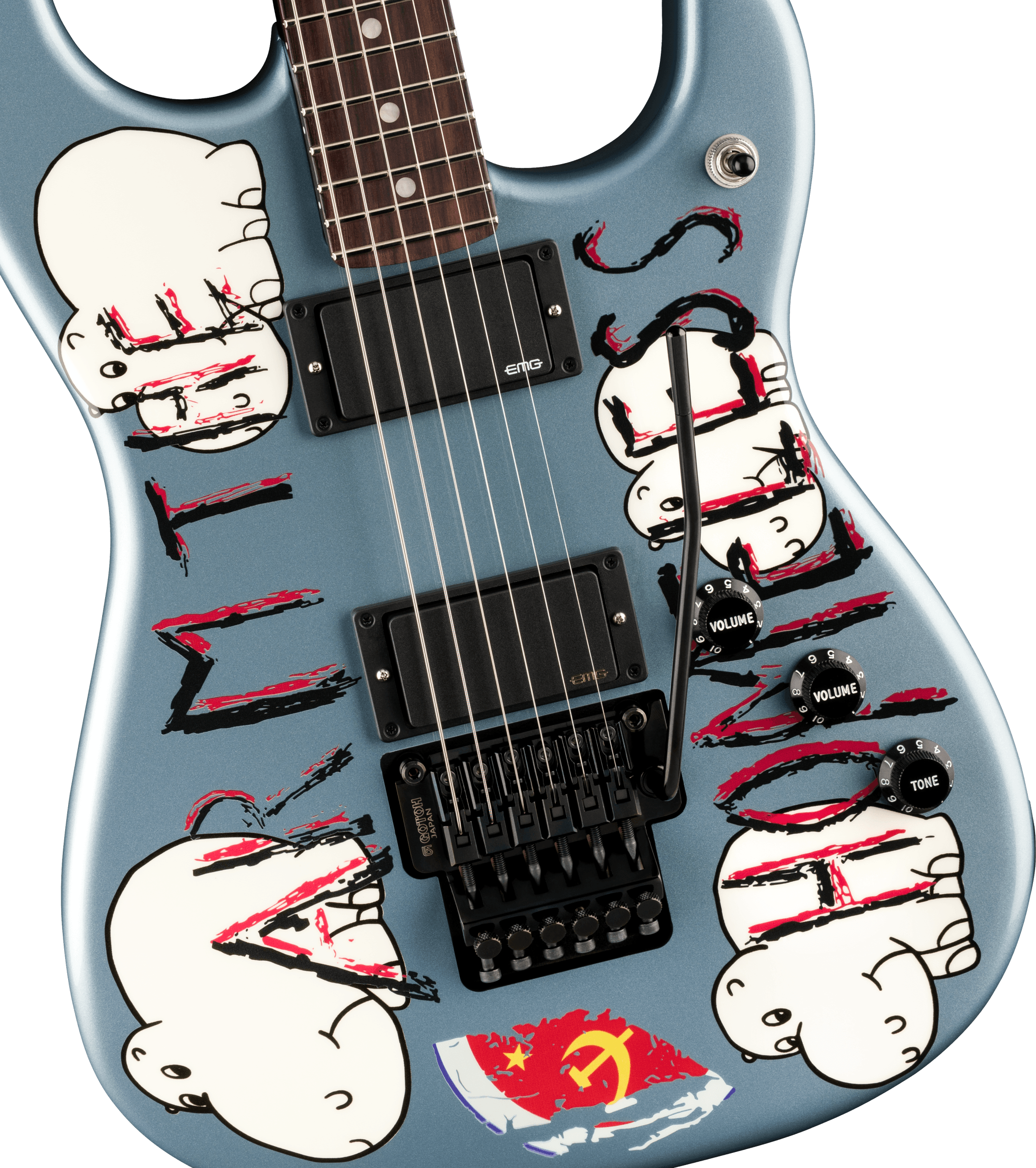 Fender Tom Morello "Arm The Homeless", Rosewood Fingerboard, Blue Ice Metallic - COMING JANUARY 2026