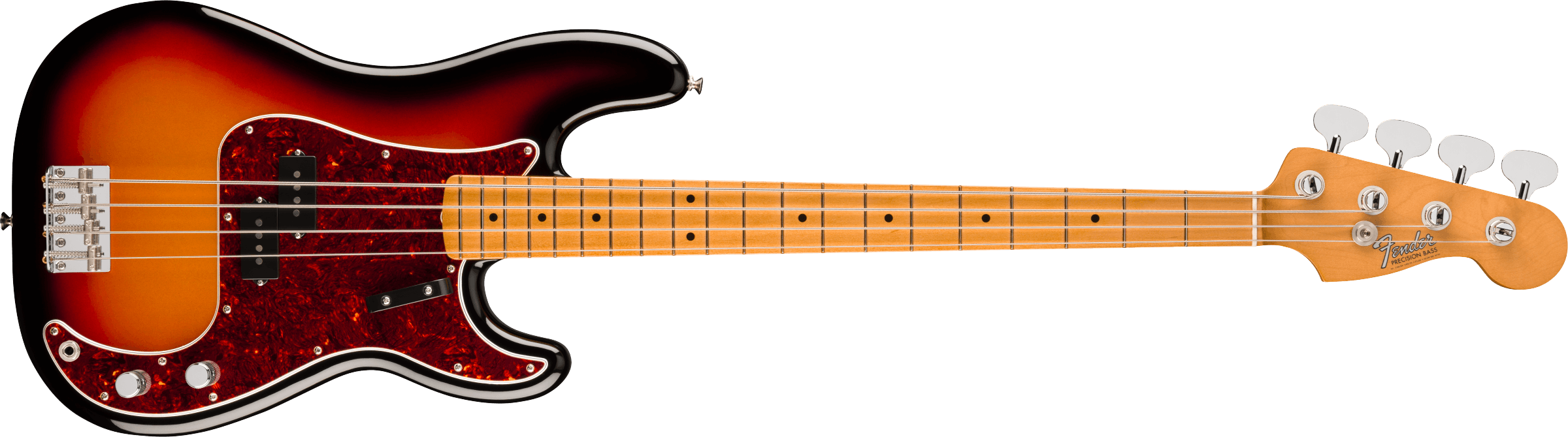 Fender Vintera® III Late '60s Precision Bass®, Maple Fingerboard, 3-Color Sunburst