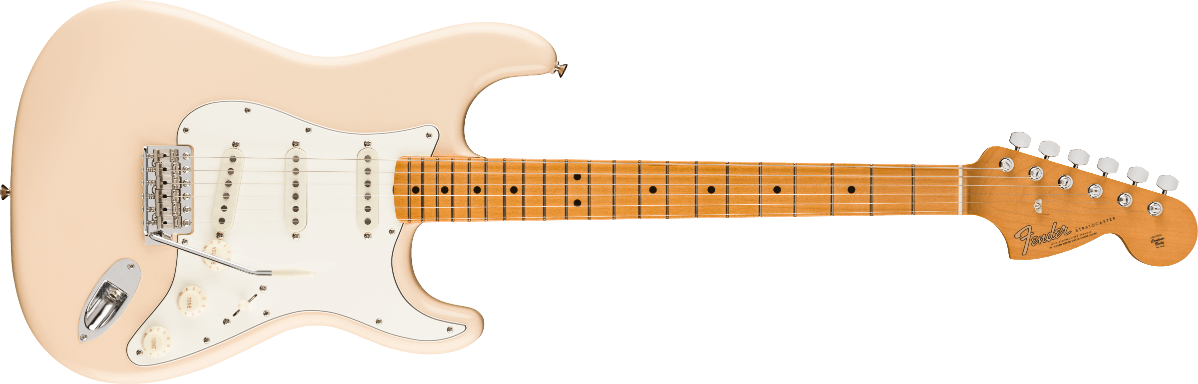 Fender Vintera® III Late '60s Stratocaster®, Maple Fingerboard, Olympic White