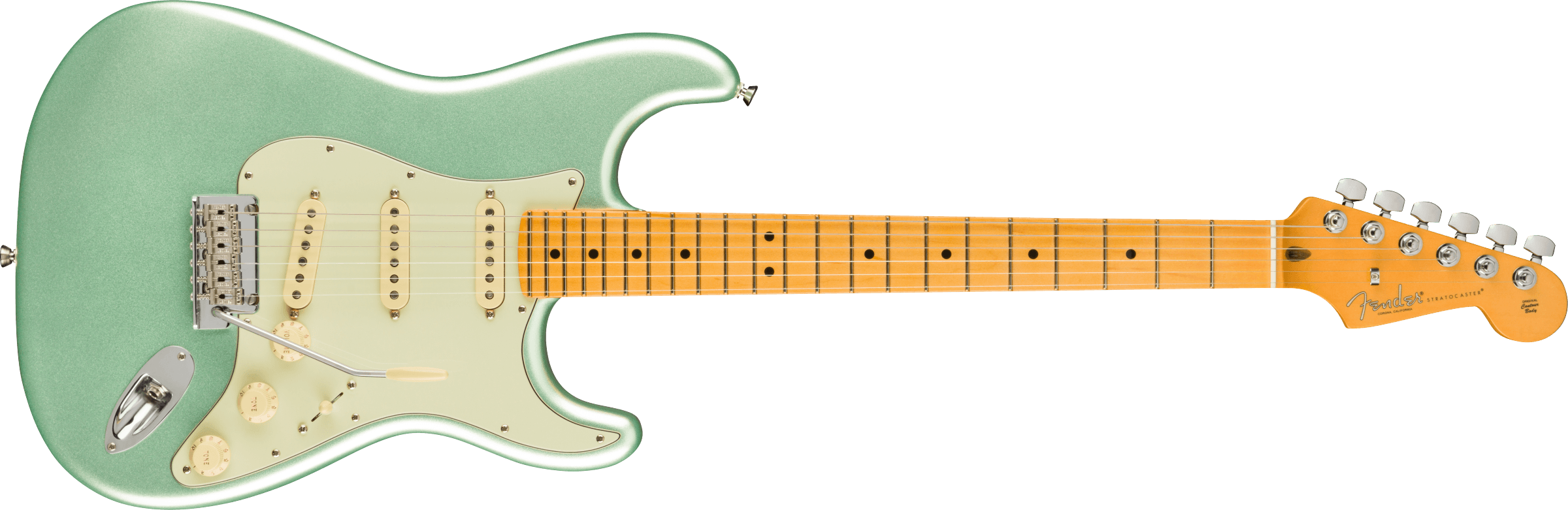 Fender American Professional II Stratocaster. Mystic Surf Green MN