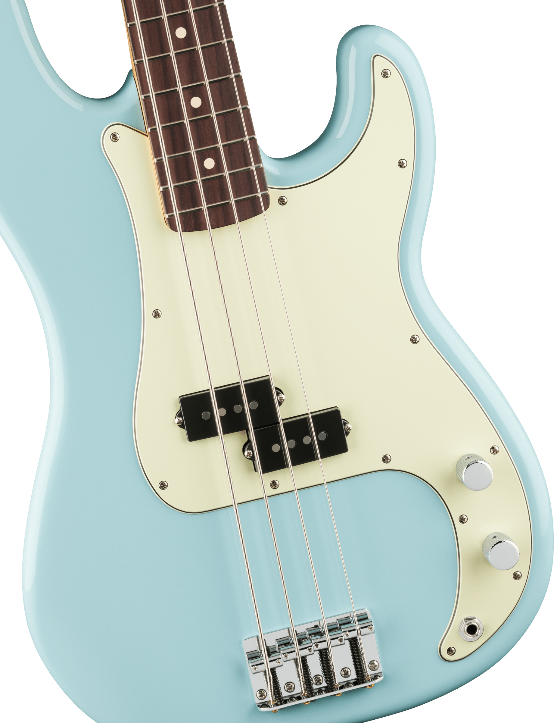 Fender 75th Anniversary Player II Precision Bass, Daphne Blue - COMING JULY 2026