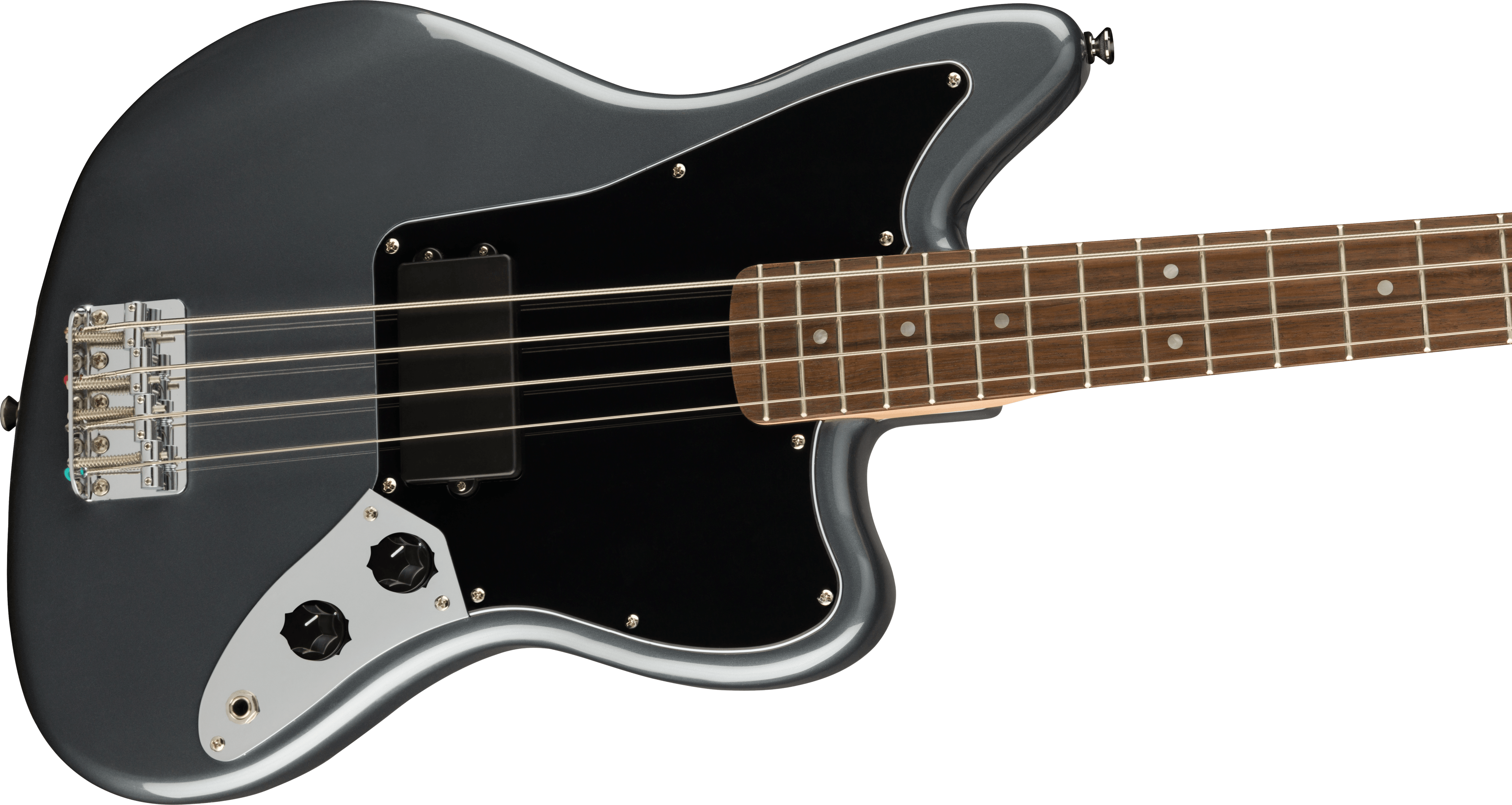 Squier Affinity Series Jaguar Bass H. Charcoal Frost Metallic