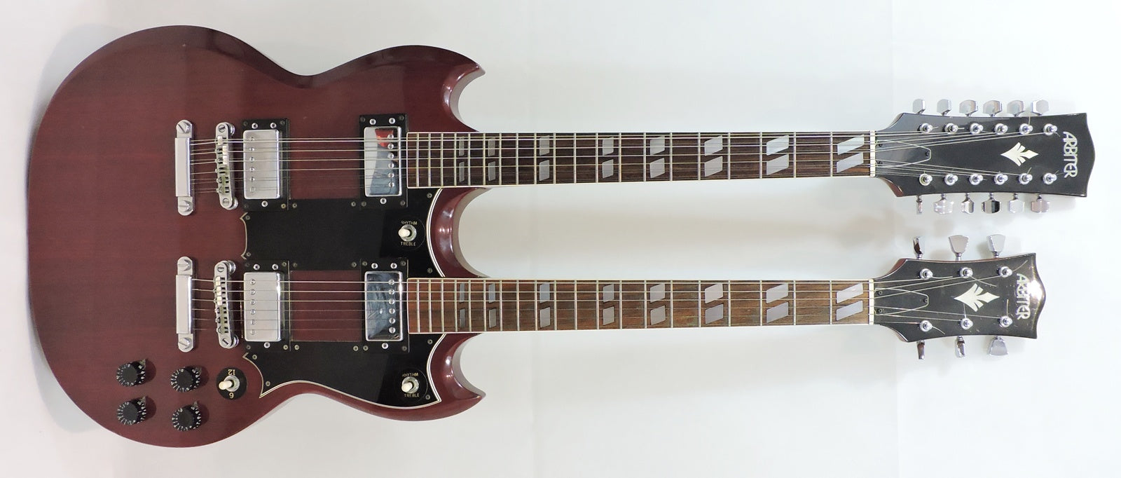 Arbiter SG Style Double Neck 6/12 1970s - Used